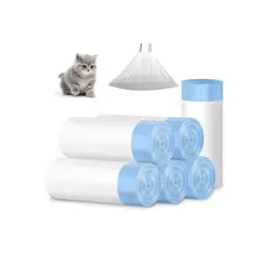 GENERICO - 10 Rollos De Bolsas Arenero Automatico Para Gatos 45x50cm