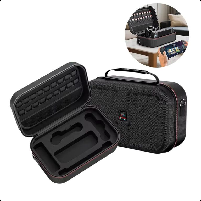 GENERICO Bolso funda de viaje compatible con consola portátil y accesorios