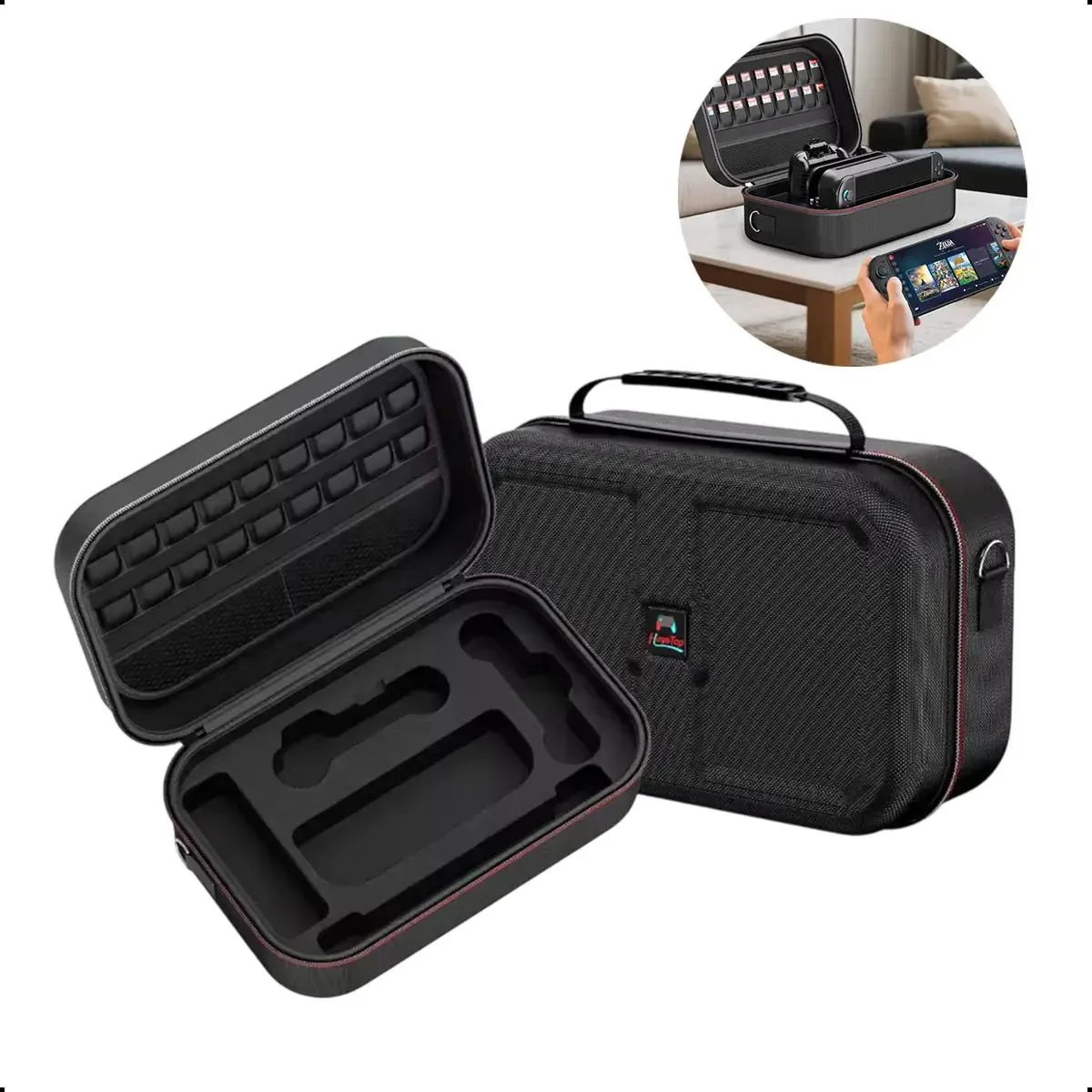 GENERICO - Bolso funda de viaje compatible con consola portátil y accesorios