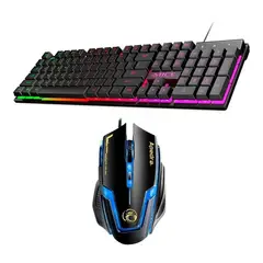 IMICE - Kit Gamer Premium Teclado Ak-600 + Mouse A9 3200 Dpi