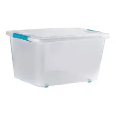 GENERICO - Caja organizadora para almacenamiento con capacidad de 50 litros