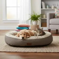 GENERICO - Cama acolchada para mascota con diseño cómodo y resistente