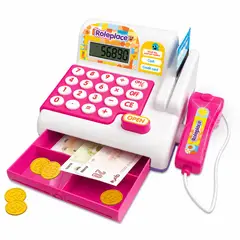ROLEPLACE - Caja Registradora Supermercado Juguete Luz Y Sonido - PS