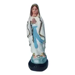 GENERICO - Figura decorativa de Virgen de Lourdes pequeña para altar