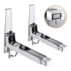 GENERICO - Soportes Plegables De Acero Inoxidable Para Microondas Resistente
