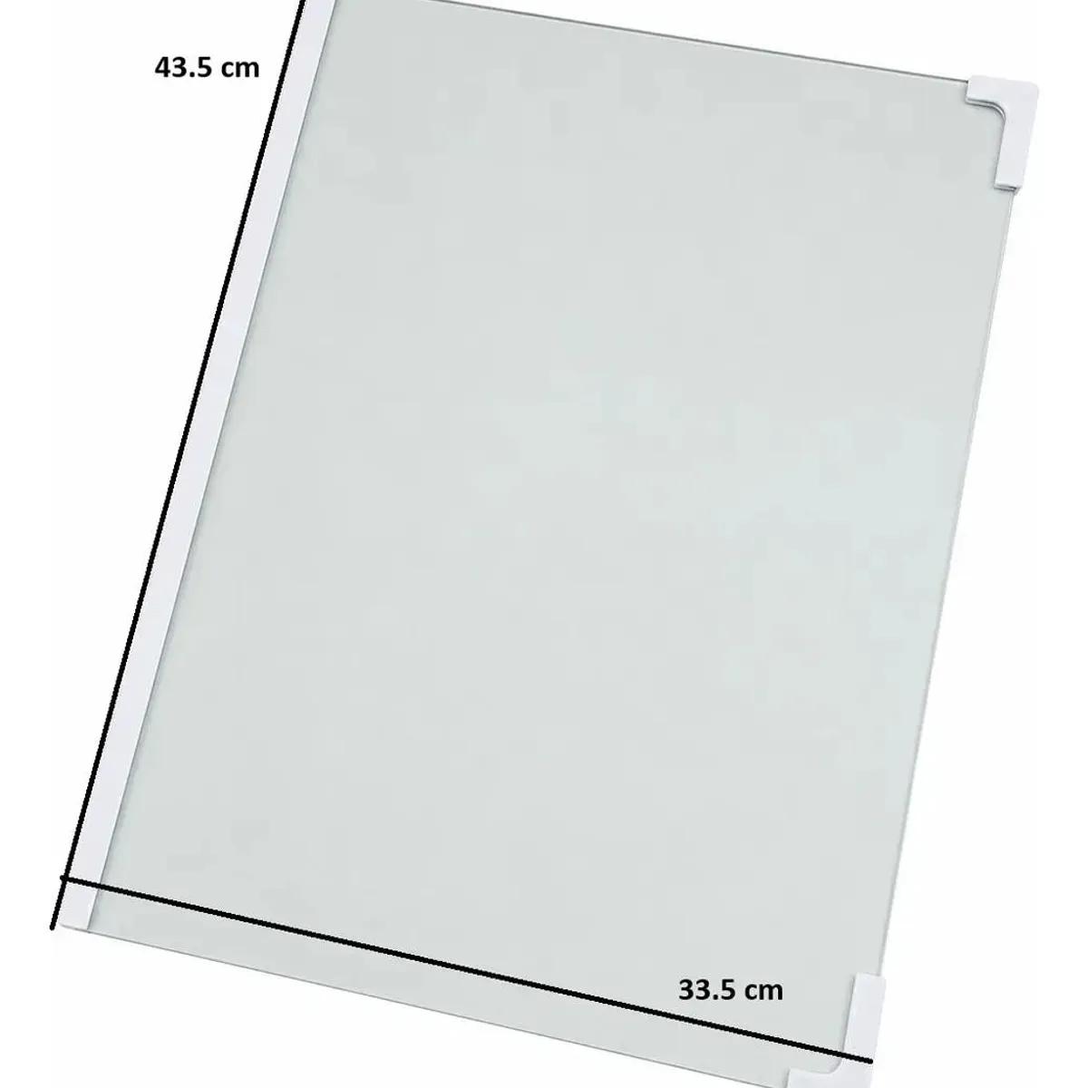 GENERICO - Bandeja de vidrio para refrigerador compatible con modelos MDRB379FGF50