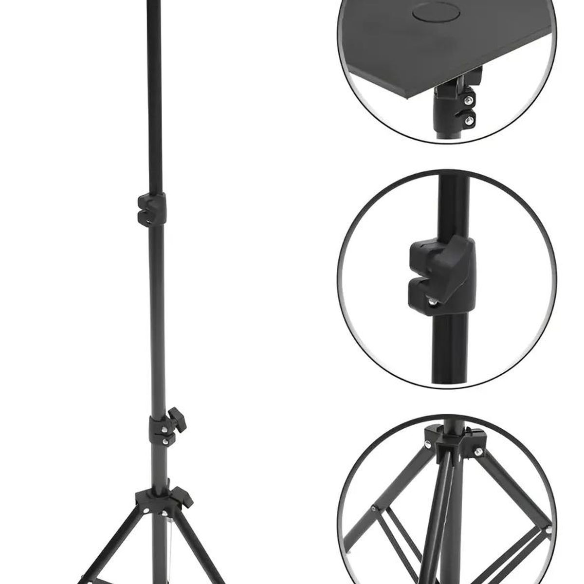 GENERICO - Soporte ajustable para proyector con trípode y bandeja de 55 a 200 cm