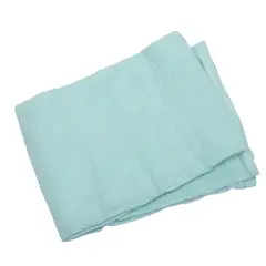 INFANTI - Manta Muselina Algodón Bebé 120x120 Celeste