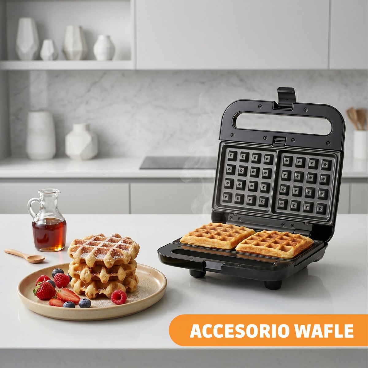SOMELA - Sandwichera Somela SG3000 3 en 1 Negro – 850 W