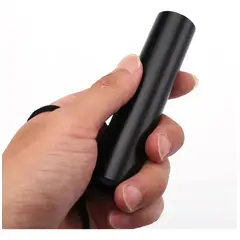 GENERICO - Linterna Led Luz UV Ultravioleta recargable USB pequeña de Bolsillo Para Billetes