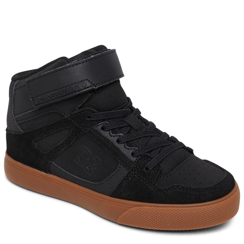 DC SHOES - Pure Ht Zapatilla Urbana Niño Cuero Negro (34 a 39) Dc Shoes