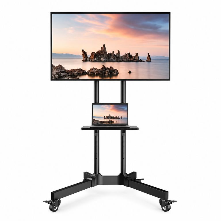 DOPA Soporte de TV con Ruedas 32 a 70 Pedestal Soporte Movil 1500