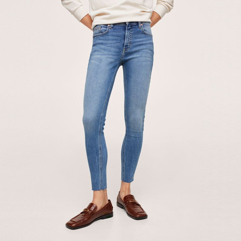MANGO - Jeans Skinny Isa Tiro Alto Mango