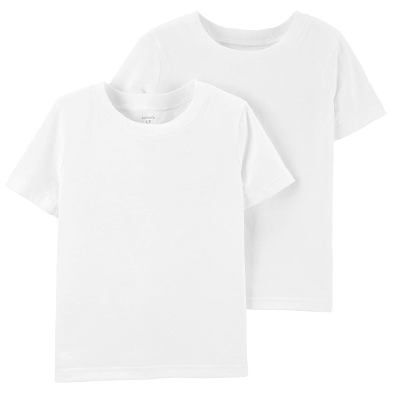 CARTER'S - Carter´s Camisetas Básicas Algodón Manga Corta Pack 2 Unidades Niño