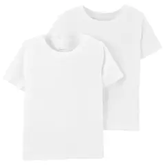 CARTER'S - Carter´s Camisetas Básicas Algodón Manga Corta Pack 2 Unidades Niño