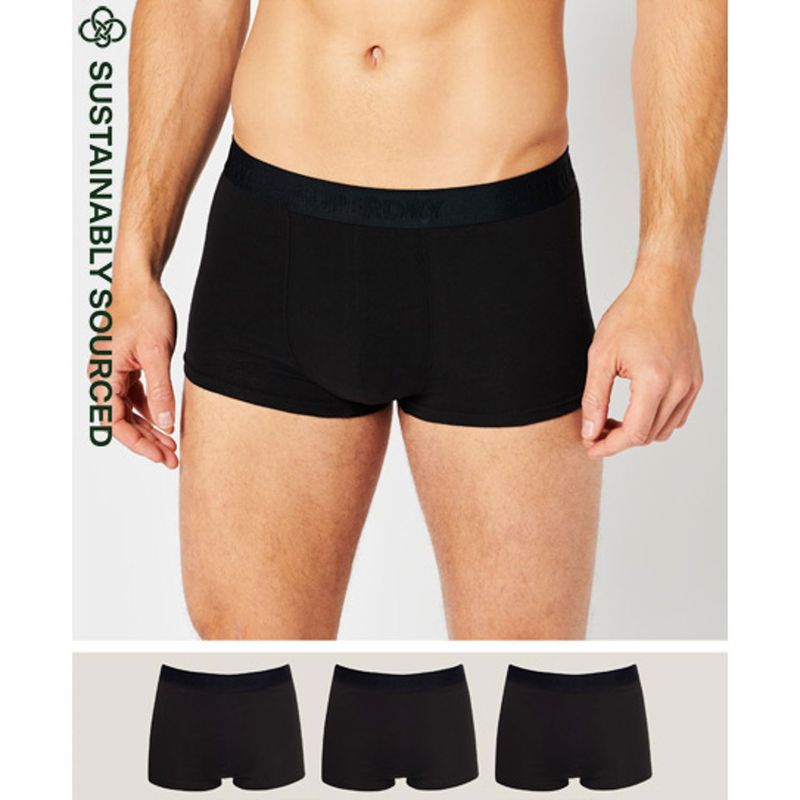 SUPERDRY - Superdry Pack De 3 Bóxer Hombre Algodón