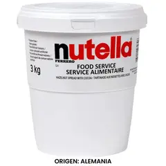 NUTELLA - Crema Avellanas con Cocoa Alemana 3 kg
