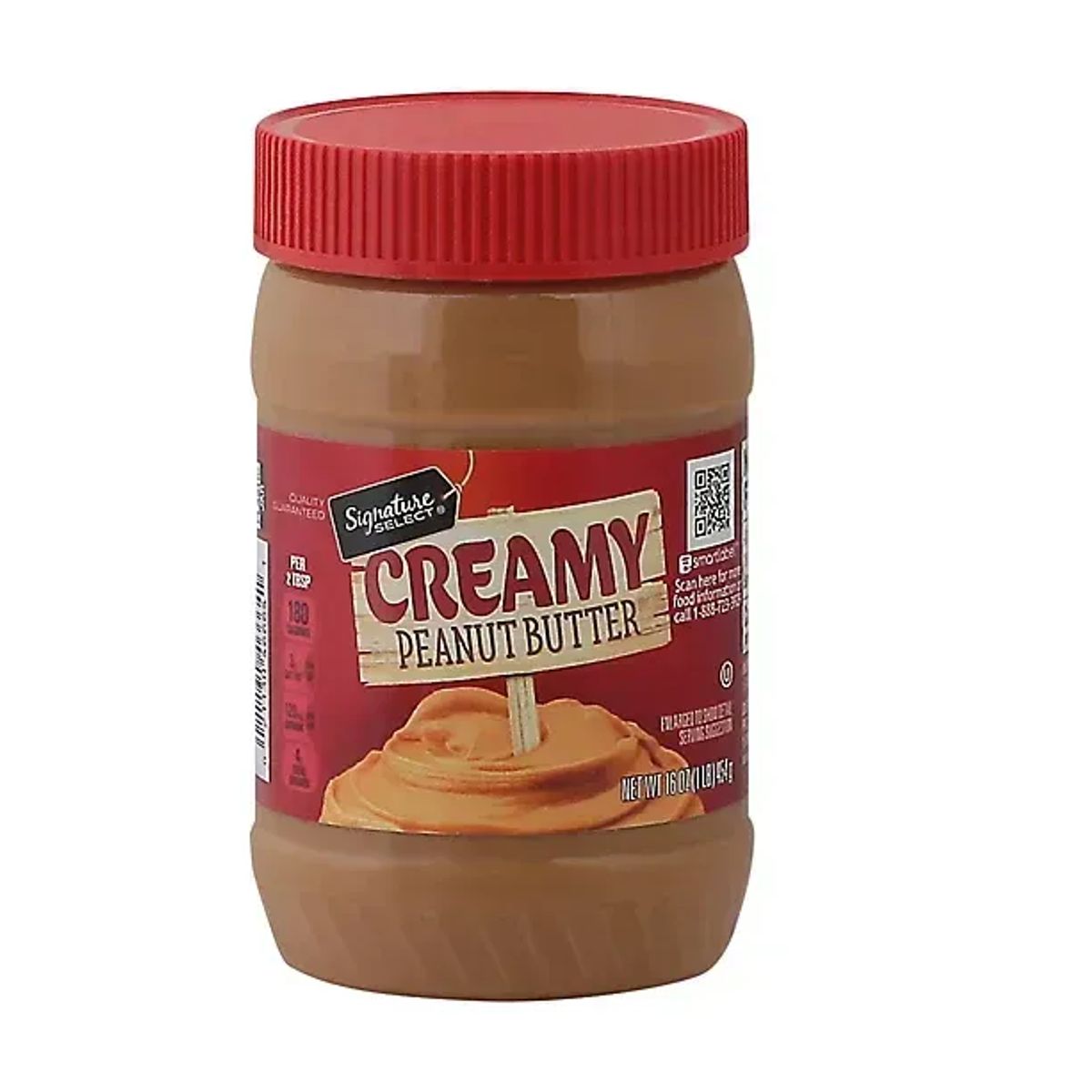 SIGNATURE SELECT - Mantequilla de Maní Cremosa Signature Select 454 g