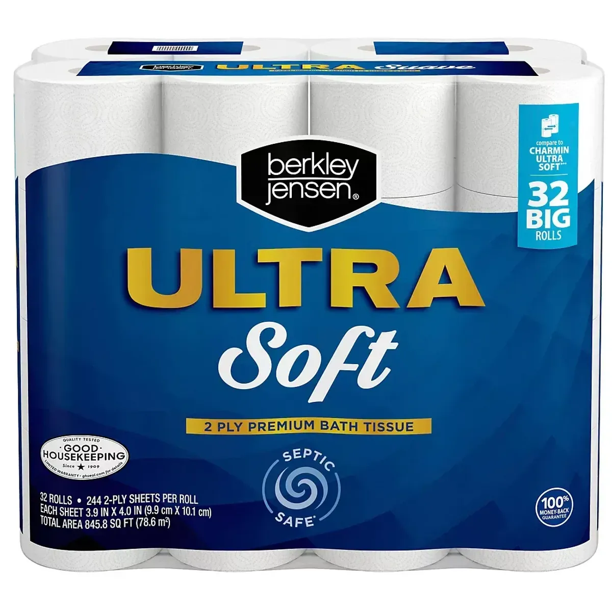 BERKLEY JENSEN - Papel Higiénico Ultra Soft Berkley Jensen 32 un