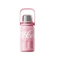 COCA COLA - Termo Botella Deportiva Coca-Cola 800ml con Taza y Filtro