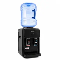 DALI - Dispensador Eléctrico De Agua Frio Caliente Ventilador Negro con seguro