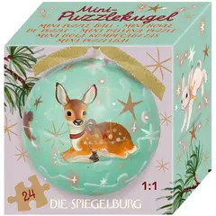 DIE SPIEGELBURG - Mini Bola Rompecabezas Con Diseños Navideños Para El Árbol