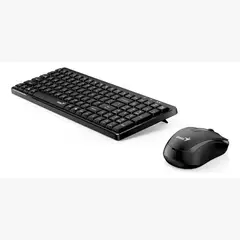 GENIUS - Kit Teclado y Mouse Q8100 Inalámbrico en Español Negro
