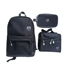 COLO COLO - TRIPACK ESCOLAR MOCHILA LONCHERA ESTUCHE FANATIKOS MOOSE