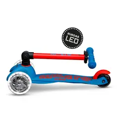 MICRO - Scooter Mini LED Plegable Neón, Niños 2 a 5 años