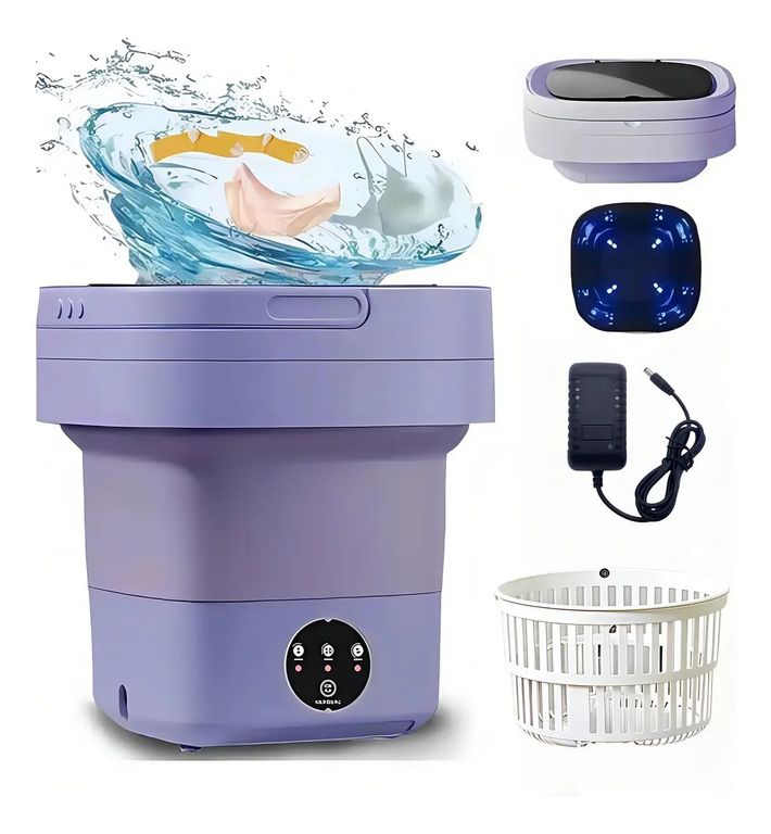 DOPA Mini Lavadora Automática Portátil Plegable Para Ropa Pequeña