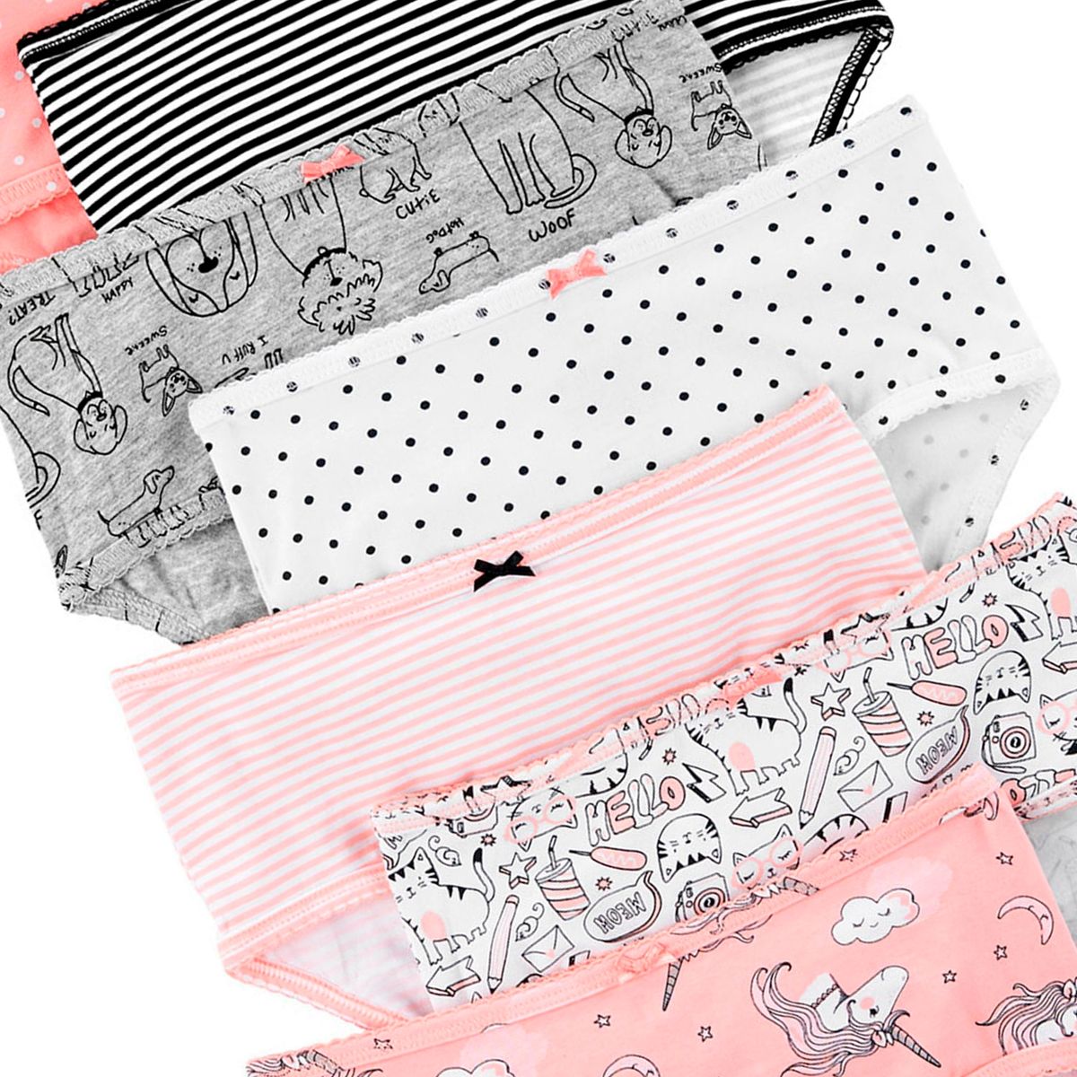 CARTER'S - Calzones Algodón Pack 7 Unidades Niña Carter's