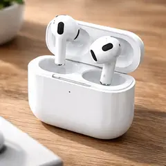 GENERICO - Audífonos Bluetooth Inalámbricos Semi In Ear BT8001 Con Estuche De Carga USB-C Blanco