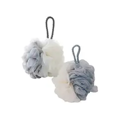 GENERICO - Pack De 2 Esponjas De Baño Exfoliante Suave De Cuerpo Ducha Bicolor labg