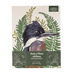 ARTEL - Block Acuarela Ilustrado Aves Y Flora Chilena 25x32cms