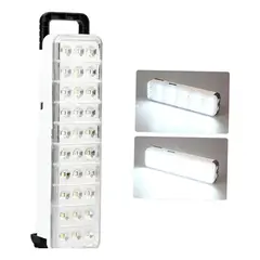 GENERICO - Pack 2 Luces De Emergencia Recargable 30 Led Portátil Blanca Lampara