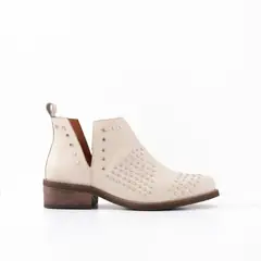 GIANI DAFIRENZE - Botin Mujer Cuero Mujer Charra Beige
