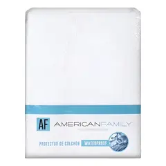 CANNON - Cubre Colchon American Family Impermeable 1.5 Plazas