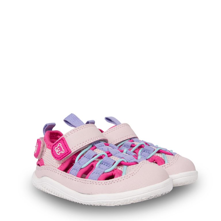 Sandalia Outdoor Niña Cerrada con Velcro Fucsia