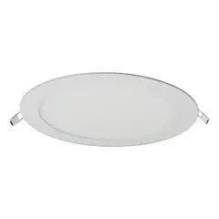 DRL - Panel Led Foco Plafón Backlite Empotrado Redondo 24w 6500k Blanco