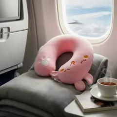 GENERICO - Almohada De Viaje Con Diseño De Animales Kawaii