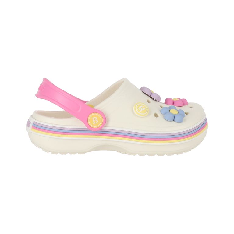 Zuecos Niña Airline Special Blanco/Rosad/Celeste