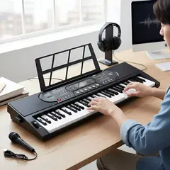 GENERICO - Teclado Piano De 61 Teclas Digital Instrumento Musical
