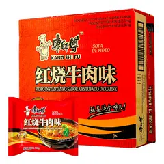 GENERICO - Fideo Instantaneo Kang Shi Fu Sabor a Estofado de Carne 106g30 Bolsas