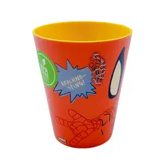 TITANIO - Pack 3 Vasos PP 300 ml Spider-Man K Película