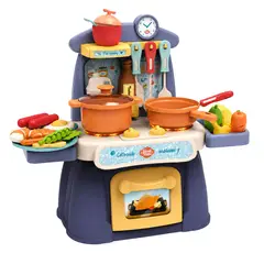 SWEET HOME - Cocina Infantil De Juguete Luz Sonido 26 Accesorios - SC