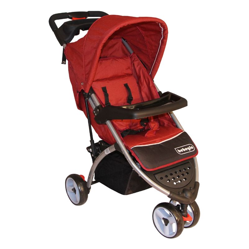 BEBEGLO - Bebeglo Coche Jogger con Cobertor de Pies Rs-1317 Rojo