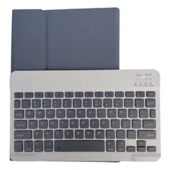 GENERICO - Funda con Teclado Samsung Tab A11+ Plus Gris Oscuro