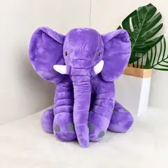 GENERICO - Peluche Elefante De Apego Morado Para Bebes
