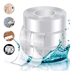 IRM - Cinta Adhesiva Doble Contacto Transparente Alta Resistencia Silicona Nano Gel Montaje Pack De 3