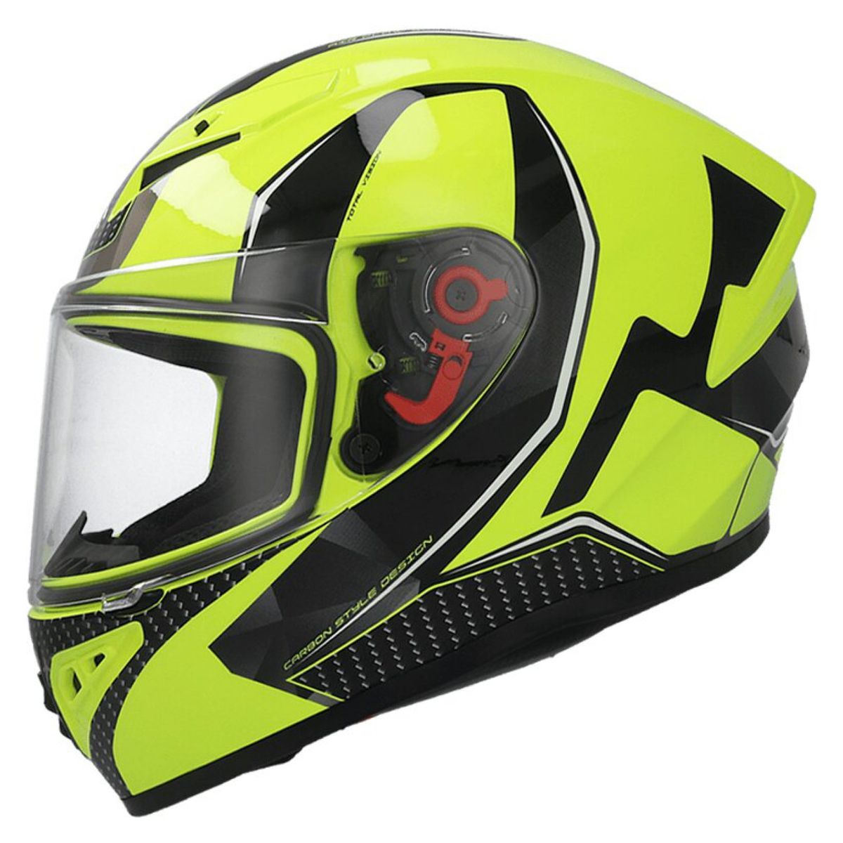 SHIRO HELMETS - Casco Moto Shiro Sh-870 Go Amarillo Fluor
